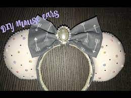 Diy Mouse Ears No Sew Fluffy Macaroon Ears Diy Disney Ears Disney Mickey Ears Diy Mickey Ears