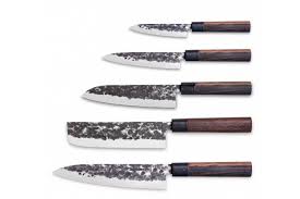 Set 5 Couteaux Osaka 3 Claveles Design Japonais