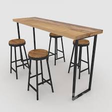 3d Models Table Chair Bar Table With Chairs Bar Table Table Table And Chairs