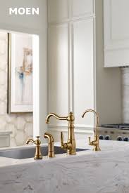 Weymouth Brushed Gold One Handle High Arc Kitchen Faucet S72101bg Kitchen Faucet Gold Kitchen Faucet Gold Kitchen