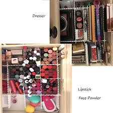 Creative drawer diy grid storage box underwear holder. 12pcs Diy Plastic Grid Drawer Dividers White Adjustable Sock Underwear Dresser Drawer Organizers Divider For Stationary Storage Pricepulse