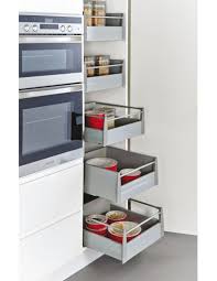 All about kitchen cabinet design and decorating ideas. M Star 600mm Kitchen Tall Larder Internal Drawers Pack 4 5 Sets Grey Gallery Rail Sides 50kg Capacity