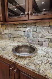 stone backsplash kitchen