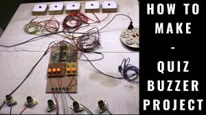 How To Make Quiz Buzzer Project Using Microcontroller Fastest Fingerprint Project 258 Youtube
