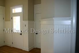 Look no further than beadboard planks from armstrong ceilings. Chair Rail Wainscoting Millwork Design Solutions
