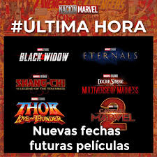 By creating an account, you agree to the privacy policy and the terms and policies, and to receive email from rotten tomatoes and fandango. Nacion Marvel A Twitteren Nuevas Fechas Para Las Peliculas Del Mcu Blackwidow 6 De Noviembre Theeternals 12 De Febrero Del 2021 Shangchi 7 De Mayo Del 2021 Doctorstrange2