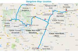 Bangalore To Bangarpet Route Map Route Map | Yuken