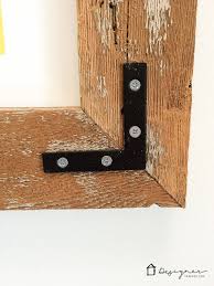 How To Make A Diy Picture Frame From Upcyled Wood Designertrapped Com Diy Picture Frames Wood Picture Frames Picture On Wood