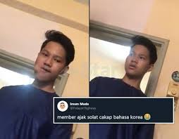 Contextual translation of terjemahan bahasa melayu ke bahasa korea into english. Saya Pernah Usik Mak Cakap Korea Sebelum Ni Oppa Uitm Gembira Lakonan Ajak Rakan Solat Diterima Ramai Viral Mstar