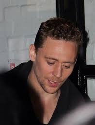 Tom Hiddleston at the Coriolanus stage door
