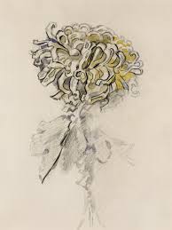 I encourage our readers to do a google search on the subject to see an overview of these drawings; Chrysanthemum Piet Mondrian