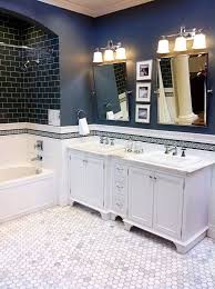 Dark blue and white bathroom ideas. Dark Navy And White Bathroom Novocom Top