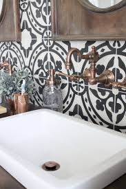 Black And White Farmhouse Bathroom Tile Modern Farmhouse Bathroom Remodel Reveal White Cottage Home Living Bathroom Farmhouse Style Modern Farmhouse Bathroom Master Bathroom Renovation