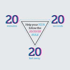 Help Your Kids Follow The 20 20 20 Rule To Avoid Digital Eye Strain They Should Look Away From Their Screens At Someth Eye Strain Digital Eye Strain Eye Facts