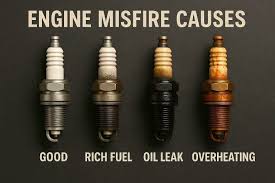 Spark plug condition indicates engine health issues