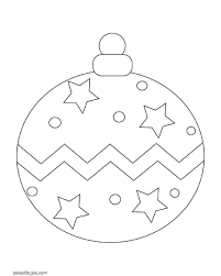 Bolas De Navidad Colorear