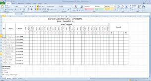 Cara membuat daftar hadir di excel. Cara Membuat Daftar Hadir Di Microsoft Excel Cari2 Cara