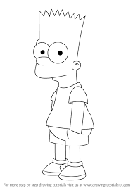 How To Draw Bart Simpson From The Simpsons Drawingtutorials101 Com Simpsons Drawings Homer Simpson Drawing Bart Simpson Drawing