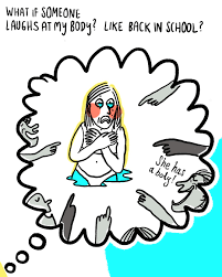 Warum body shaming von gestern ist und was es mit dem #cellulitesaturday auf sich hat. Beach Body Comic Ingrid Wenzel