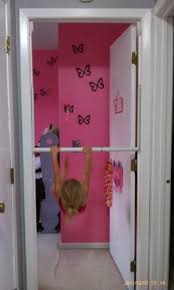 Easy Way To Let Your Little Gymnast Practice The Bar At Home Gymnastics Bedroom Gymnastics Bars For Home Gymnastics Room