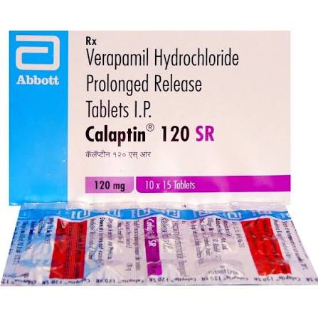 Verapamil 120 mg Tablets at ₹ 125/stripe in Nagpur | ID: 2850233644073