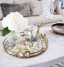 Style foto gold mirrored coffee tables to ensure you need it into a mirrored coffee tables brigantine park coffee table haz tu mesa de espejo please the perfect home find mirrored coffee table tray ideas on your coffee tables free shipping browse all purpose serving tray top vintage and mirrored. 18 Mirror Tray Styling Ideas Tray Styling Mirror Tray Table Decorations