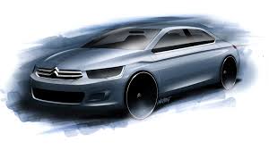 Citroen C Elysee Design Sketch Car Body Design Citroen C Elysee Citroen Elysee