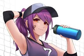 A collection of the top 48 purple anime wallpapers and backgrounds available for download for free. Wallpaper Id 140762 Anime Original Characters Bonnet Anime Girls Sports Purple Hair