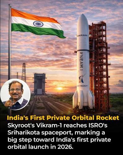 InPics | Prime Minister Narendra Modi shared pictures ahead of the maiden  orbital launch of Vikram-1, India's first privately developed launch  vehicle by Skyroot Aerospace. In his post on X, the Prime