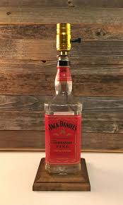 Jack Daniels Fire Whiskey Lamp Liquor Bottle Lights Bottle Lamp Whiskey Bottle Crafts