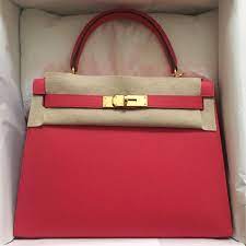 Hermes Kelly 28 Sellier Rose Extreme Epsom Gold Hardware D Vendome Monte Carlo
