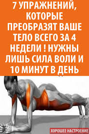 как похудеть с помощью физических упражнений дома за неделю Pin Ot Polzovatelya Marina Osipenko Na Doske Uprazhneniya 5 Kompleksy Jogi Dlya Utrennih Zanyatij Uprazhneniya Trenirovochnye Uprazhneniya