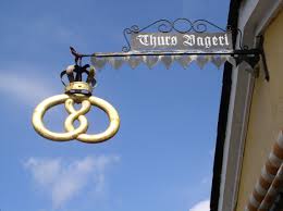 This Golden Pretzel Lets You Know You Ve Found A Danish Bakery But This Particular Pretzel Is A Flakey Pastry F Danish Bakery Pretzel Bakery Ancient Symbols