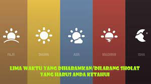 Waktu yang diharamkan sembahyang sunat yang juga dikenali sebagai waktu tahrim adalah seperti berikut: Lima Waktu Yang Diharamkan Atau Dilarang Sholat Yang Harus Anda Ketahui Tribun Sumsel
