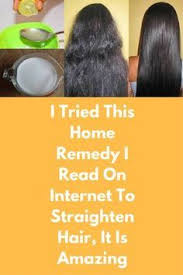 I Tried This Home Remedy I Read On Internet To Straighten Hair It Is Amazing Strengthen Your Hair Follicles And Coconut Oil Hair Lemon Hair Homemade Hair Mask