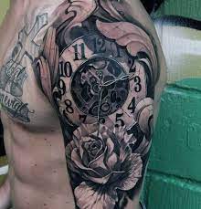 Top 80 Mind Blowing Clock Tattoos 2021 Inspiration Guide Watch Tattoos Pocket Watch Tattoos Tattoos For Guys