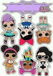 (++ +please note that there is no real glitter on this cake topper+++) if you choose to purchase with a stick, it will come mounted onto a 6 white food safe. Lol Surprise Free Printable Cake Toppers Oh My Fiesta In English