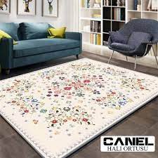 canel osmanli ipek serisi modern 3d lastikli hali ortusu hali koruyucu 200x290cm 200x300cm 6m2 328094116 halilar ev dekoru hali