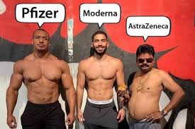 Then, on monday, rival moderna announced its own early results — which it said showed its vaccine was 94.5% effective. Brigitte On Twitter My Dad Has Been Grumpy All Week Because He Got The Az Vaccine While All His Pals Got Pfizer He Sent Me This Meme This Morning To Relay His