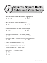 Home nota tingkatan 2 nota padat matematik tingkatan 2 kssm. Latihan Matematik Tingkatan 2 Chap02 Square Square Root Cube And Cube Root