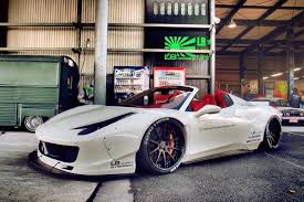 For this liberty walk ferrari 458 italia, we've built a set of adv5.0 track spec superlight wheels, sized 20x10 and 20x13 in the front and rear, respectively. Liberty Walk S Widebody Ferrari 458 Spider Gtspirit