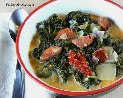 One Pot Chorizo And Kale Soup Paleo Recipes Easy Paleo Recipes Kale Soup