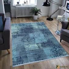 Merinos Salon Hali 200x300 Serena Srn018 Mavi Hali Halilar Kilim
