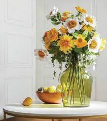 How To Make Goldenrod Arrangement In Tall Vase Online Joann