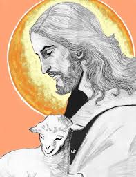 The Lamb Of God Sketch By Kathy A Ellinger Ofs Jesus Drawings Jesus Art Drawing Jesus Art