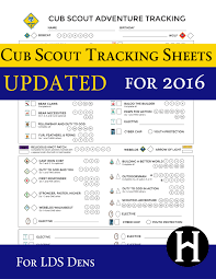 2016 Cub Scout Updates The Gospel Home
