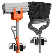 Just click on the icons, download the file(s) and print them on your 3d printer. 2pcs Single Broom Holder Wall Mount Broom Mop Holder Wall Mounted Broom Hanger With 1 Unit Clamp For Storage Closet Buy Online In Cayman Islands At Cayman Desertcart Com Productid 214219987