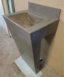 sink in and admire the view concrete