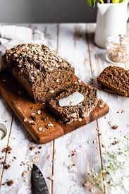 Similar to a rustic italian or french bread loaf in taste and appearance but you can make a simple sandwich bread loaf as well. Vegan Gluten Free Oat Bread Yeast Free The Banana Diaries