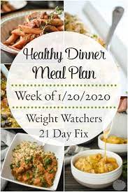 This Healthy Dinner Meal Plan Includes 5 Easy Delish Meals And A Printable Grocery List That Ll Have Yo Healthy Dinner Meal Planning Healthy Dinner Recipes